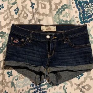 Dark Wash Hollister Shorts
